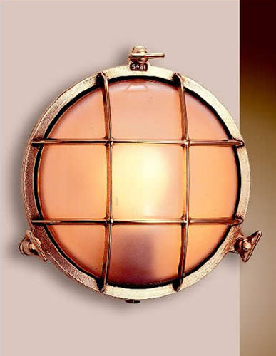 Applique modello tartaruga in ottone diametro 15.5 cm