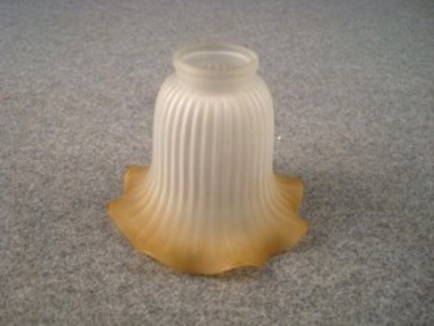 Vetro di ricambio paralume per tutte le lampade in ottone e ferro bianco satinat 