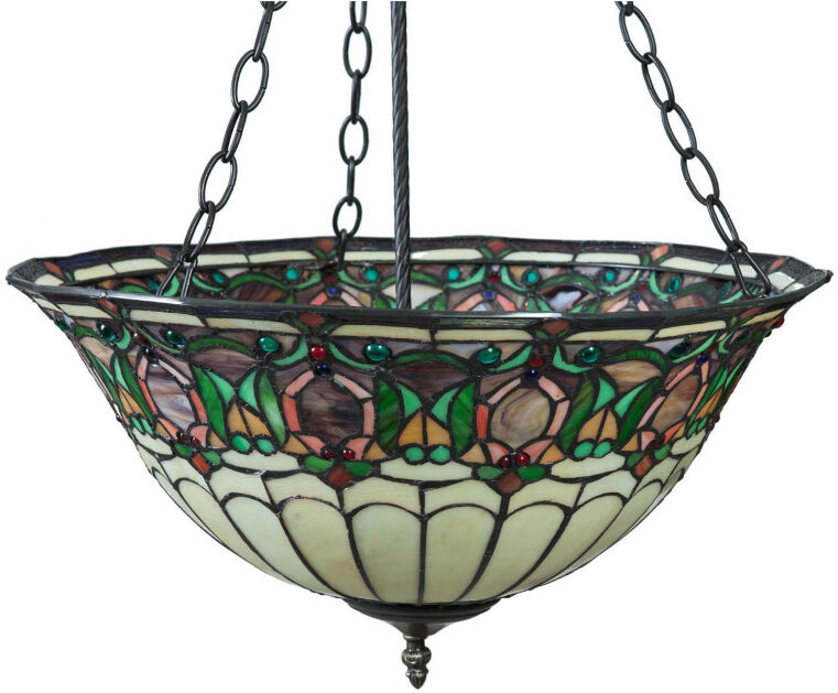 Grande Lampadario In stile Tiffany diametro 51 cm