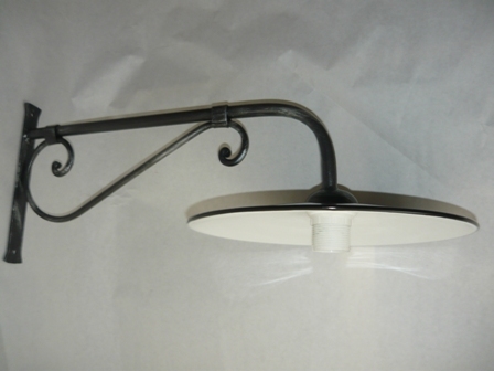 Lampada da esterno in ferro battuto 40 cm