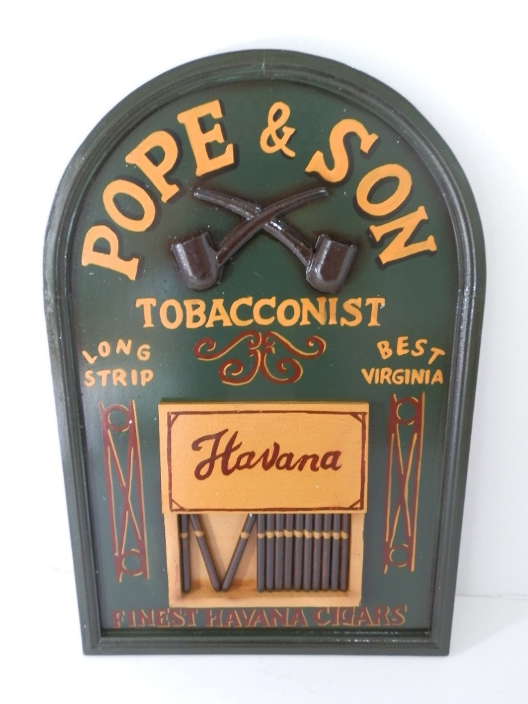 Tabella in legno per pub sigari Havana