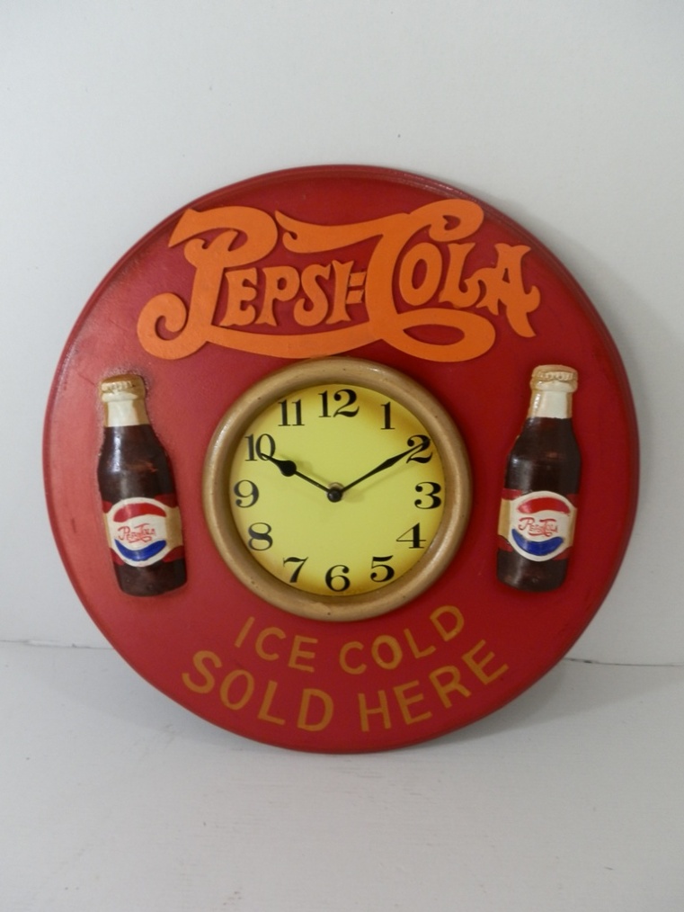 Orologio in legno Pepsi Cola