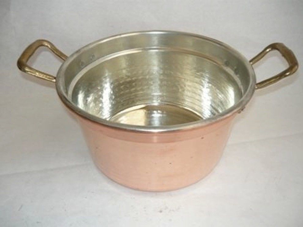 Casseruola In Rame Stagnato Creartistic 16x9.5cm 1.5L – Fatte A Mano In Italia Con Maniglie Ottone - 4