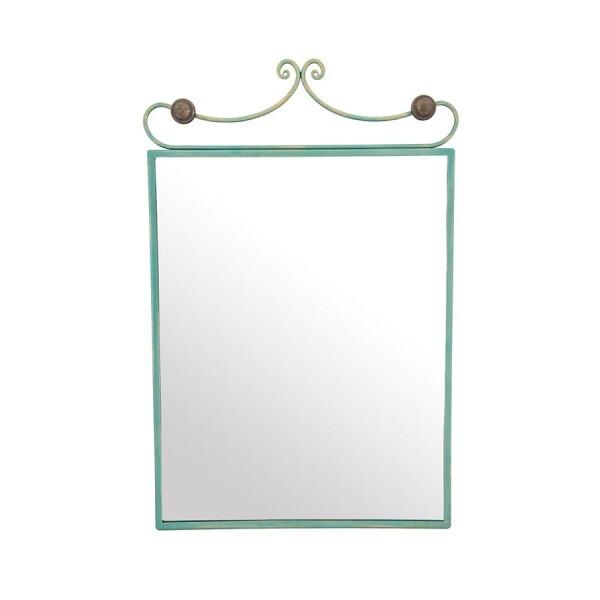 Nuvola - Specchio rettangolare 70 cm x 55 cm verde