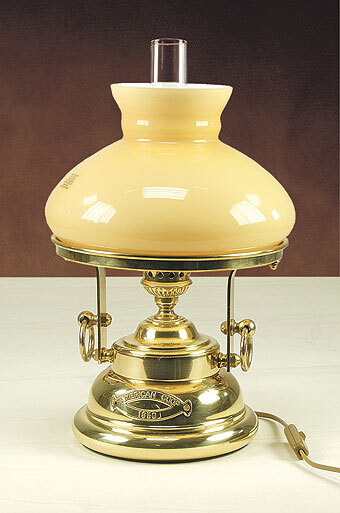 Lampada da tavolo in ottone modello Porto Garibaldi