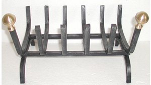 Brucialegna in ferro modello rinforzato da 30 cm