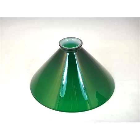 Vetro di ricambio opaline verde per lampade a sospensione 26 cm