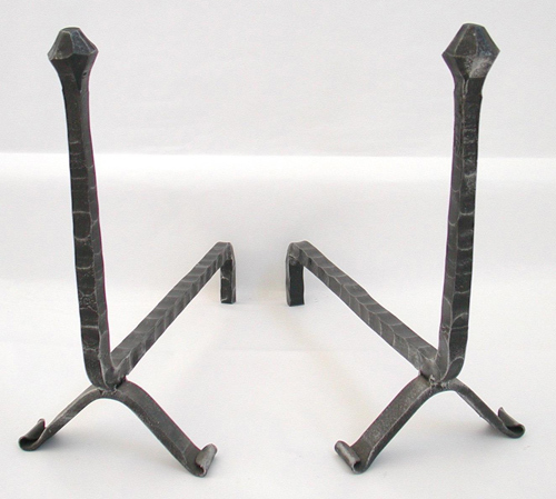 Alari modello Chiodo in ferro