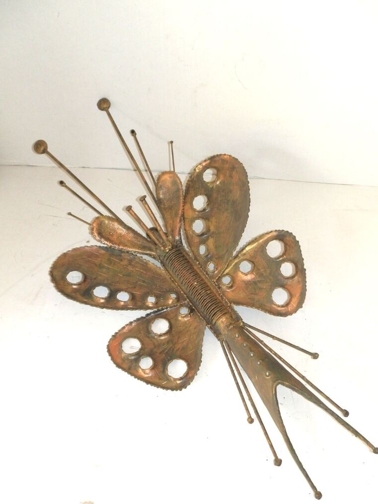 Grande Farfalla da Ingresso arredo CASA realizzata in ferro battuto