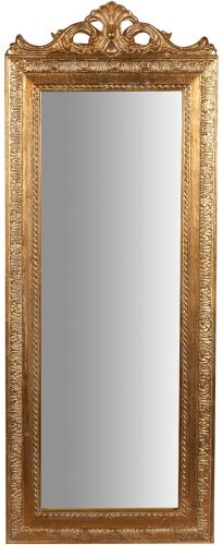 Specchio Specchiera in legno foglia oro rettangolare da parete