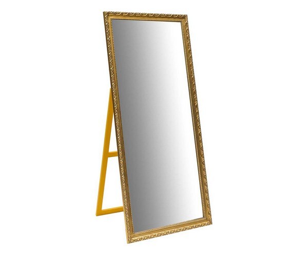 Specchio in legno foglia oro da Terra in stile Barocco Atelier Negozio Ufficio Casa