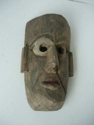 Maschera antica artiginato ETNICO AFRICA da appendere a parete