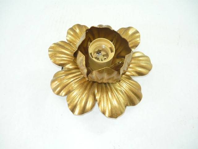 Plafoniera in ferro a fiore diametro 18 cm