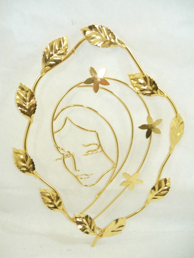 Icona in ferro raffigurante la Madonna