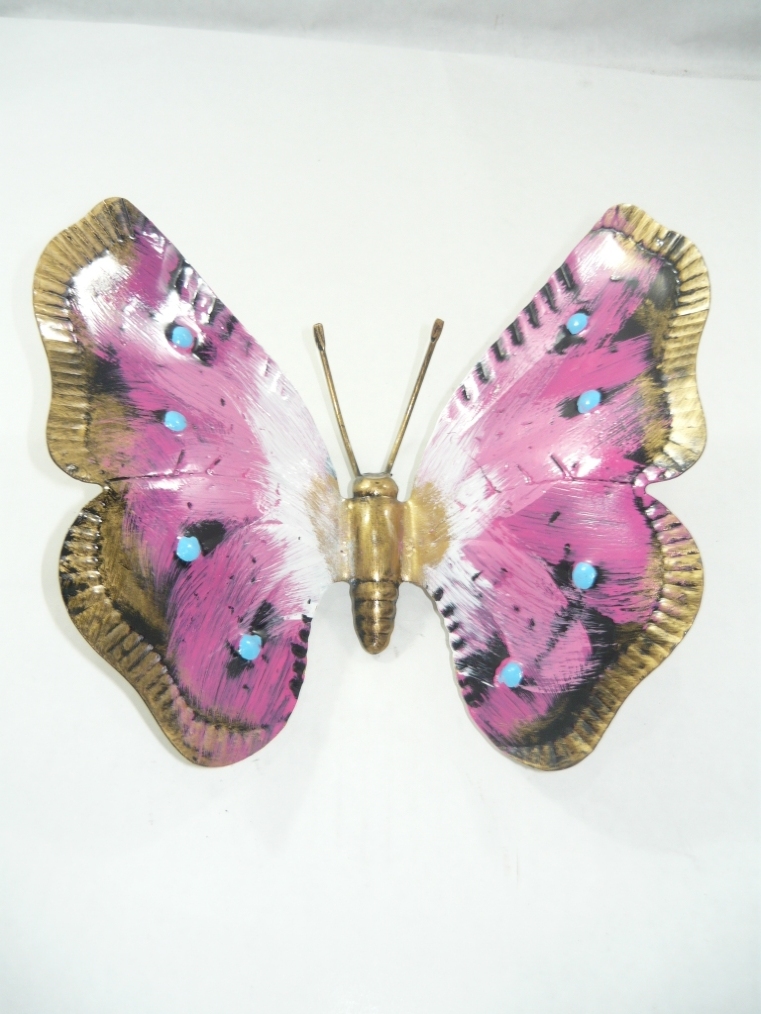 Farfalla decorata a mano in ferro battuto