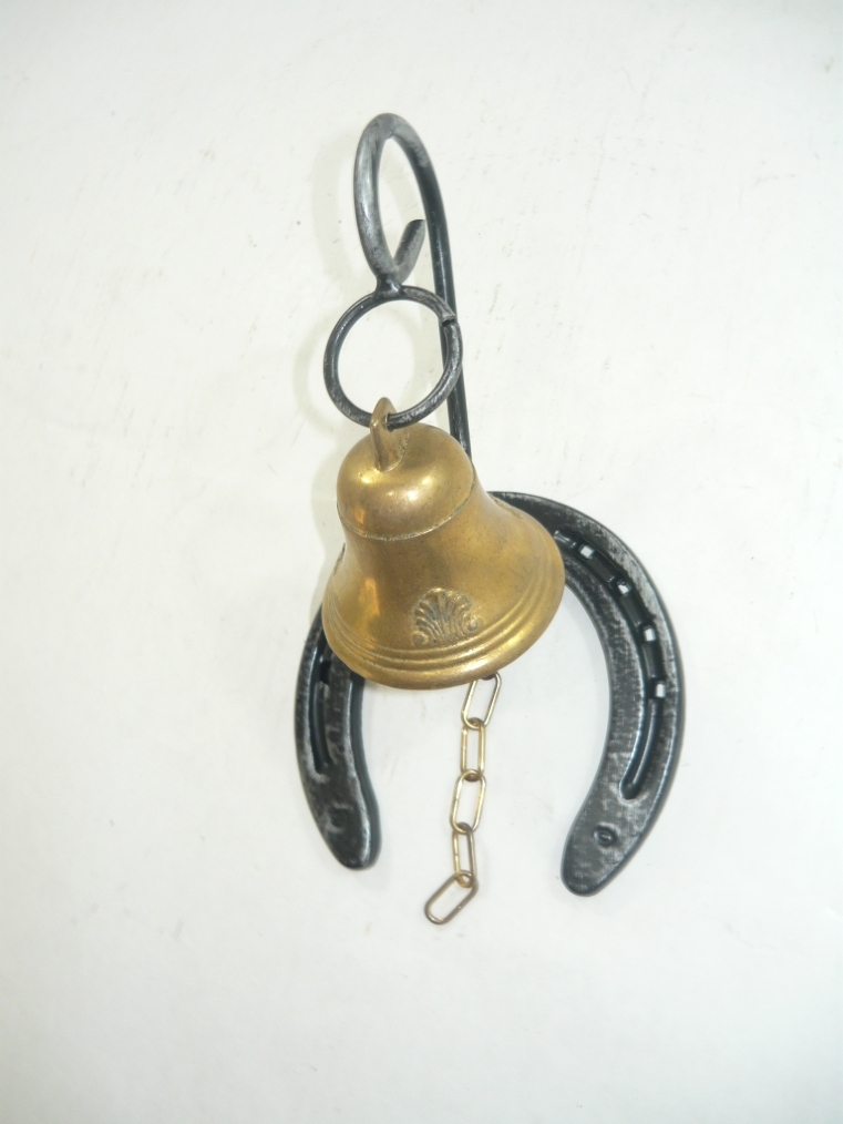 Ferro di Cavallo con campanello in ottone