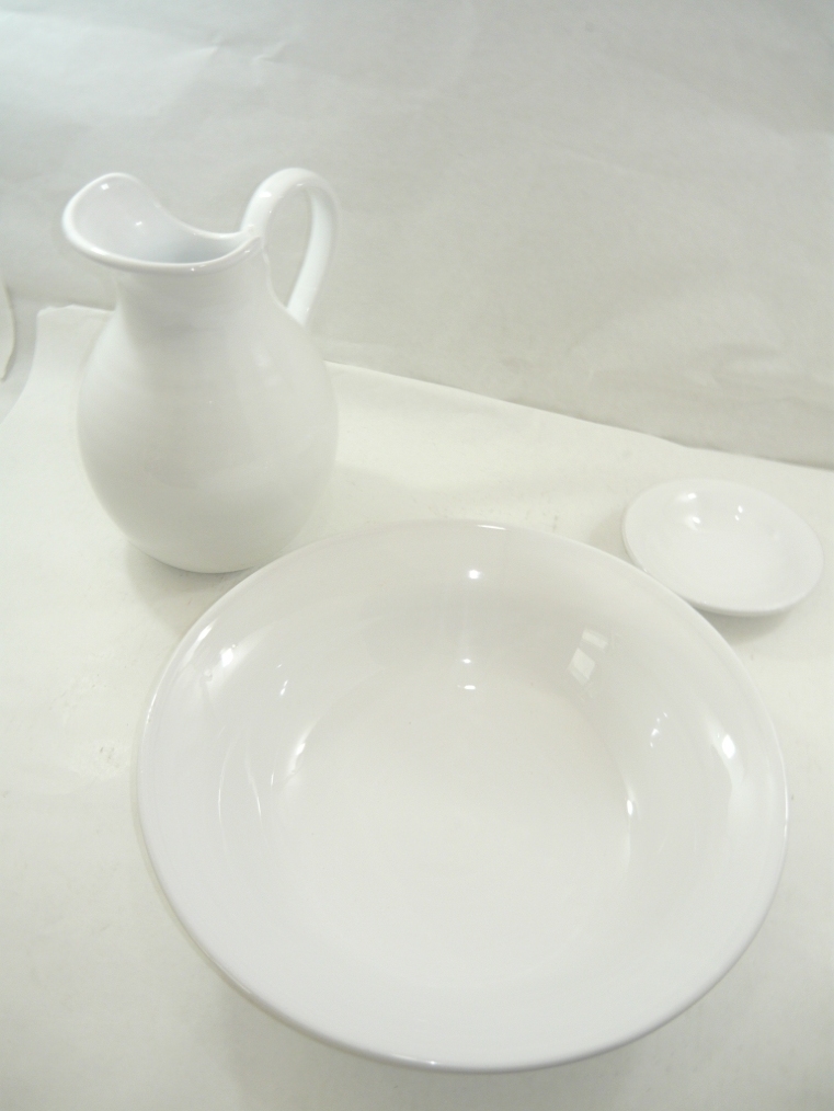 Ceramica completa per lavabo antico