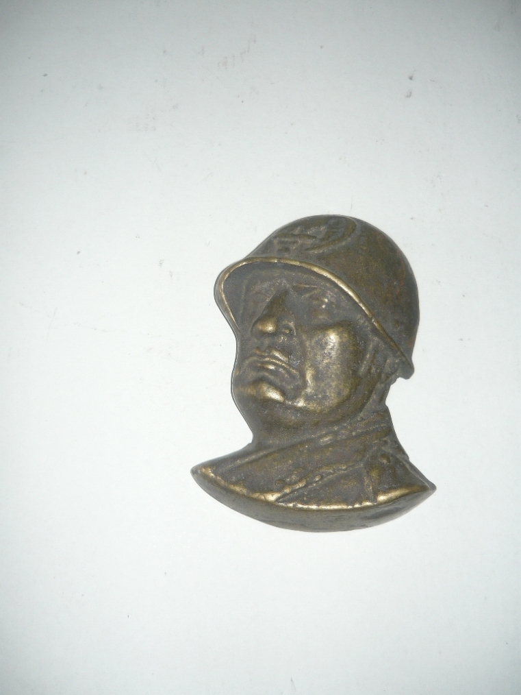 Busto in bronzo del Duce Benito Mussolini