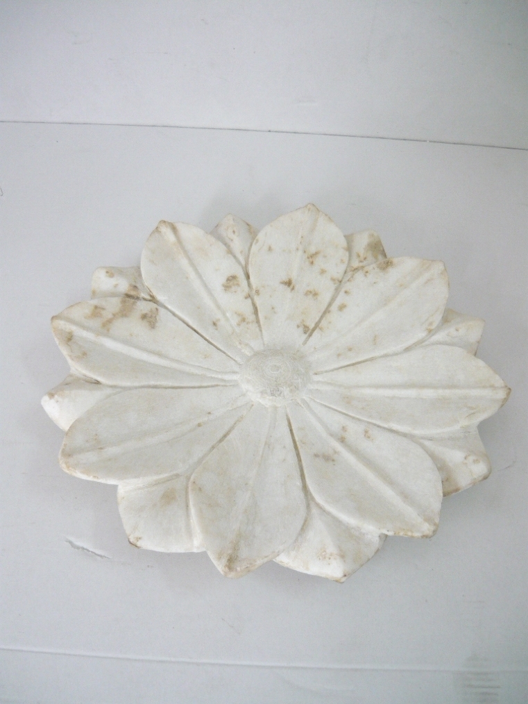 Fiori di loto in marmo 40 cm