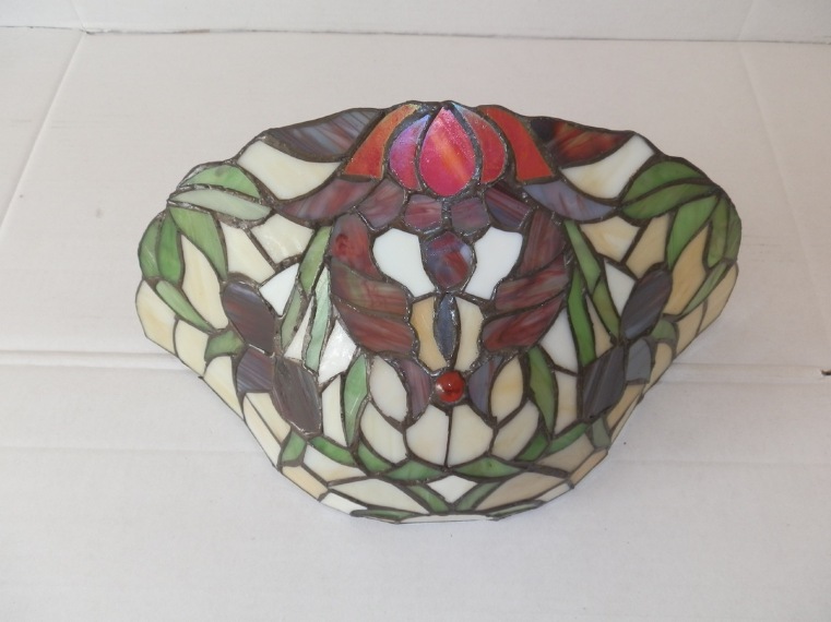 Appliques LAMPADA DA PARETE APPLIQUE in STILE TIFFANY E27 1 x 100 watt