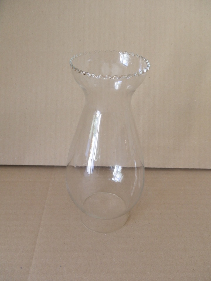 Paralume AMERICA TUBO in vetro per lampade a petrolio diametro base 6 cm
