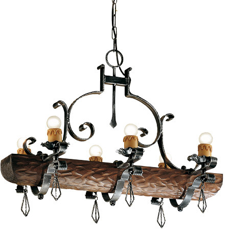 Lampadari Ferro Battuto - Illuminazione Per Interni