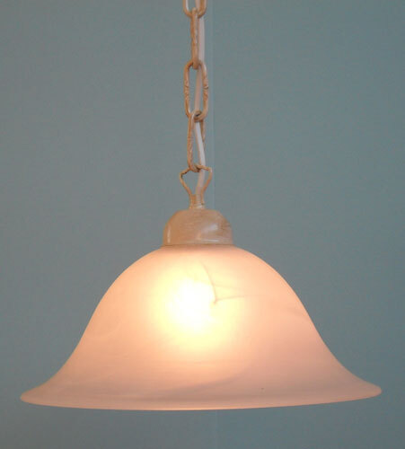 Sospensione lampadario modello Fiaba avorio-oro