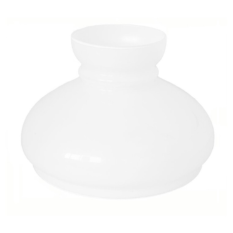 Paralume in vetro opaline bianco per lampade e lampadari cm 20 Vecchia marina